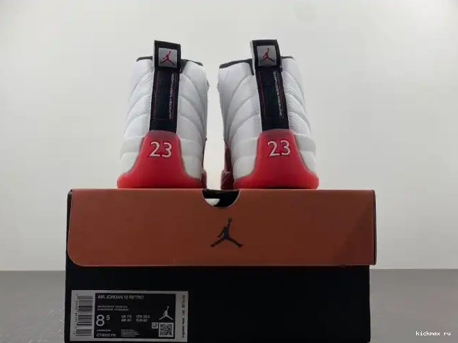Rep MAX Jordan 12 Retro 130690-110 Air Cherry 0603